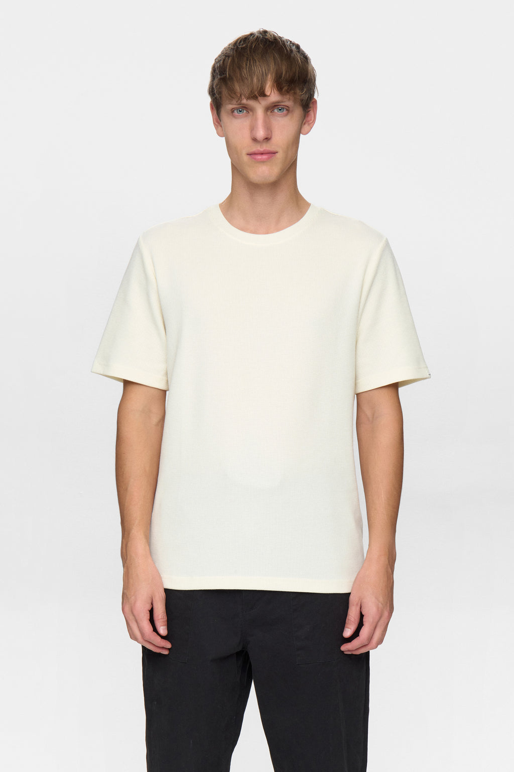 Camiseta Anerkjendt Akkikki Waffle Tee Tofu