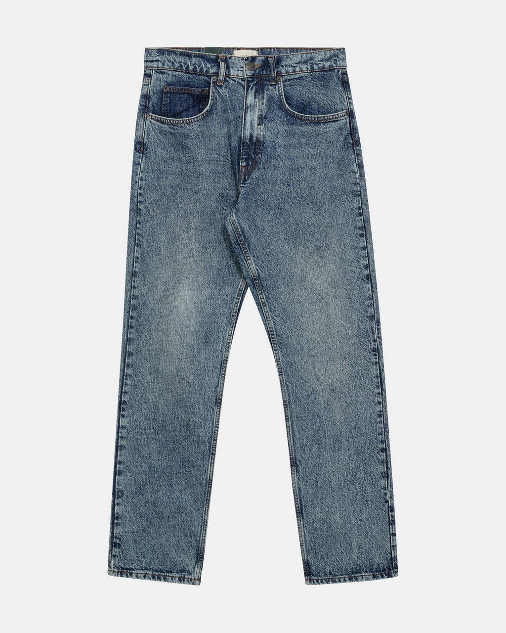 Pantalones Anerkjendt Akjustin Jeans Medium blue Marbel
