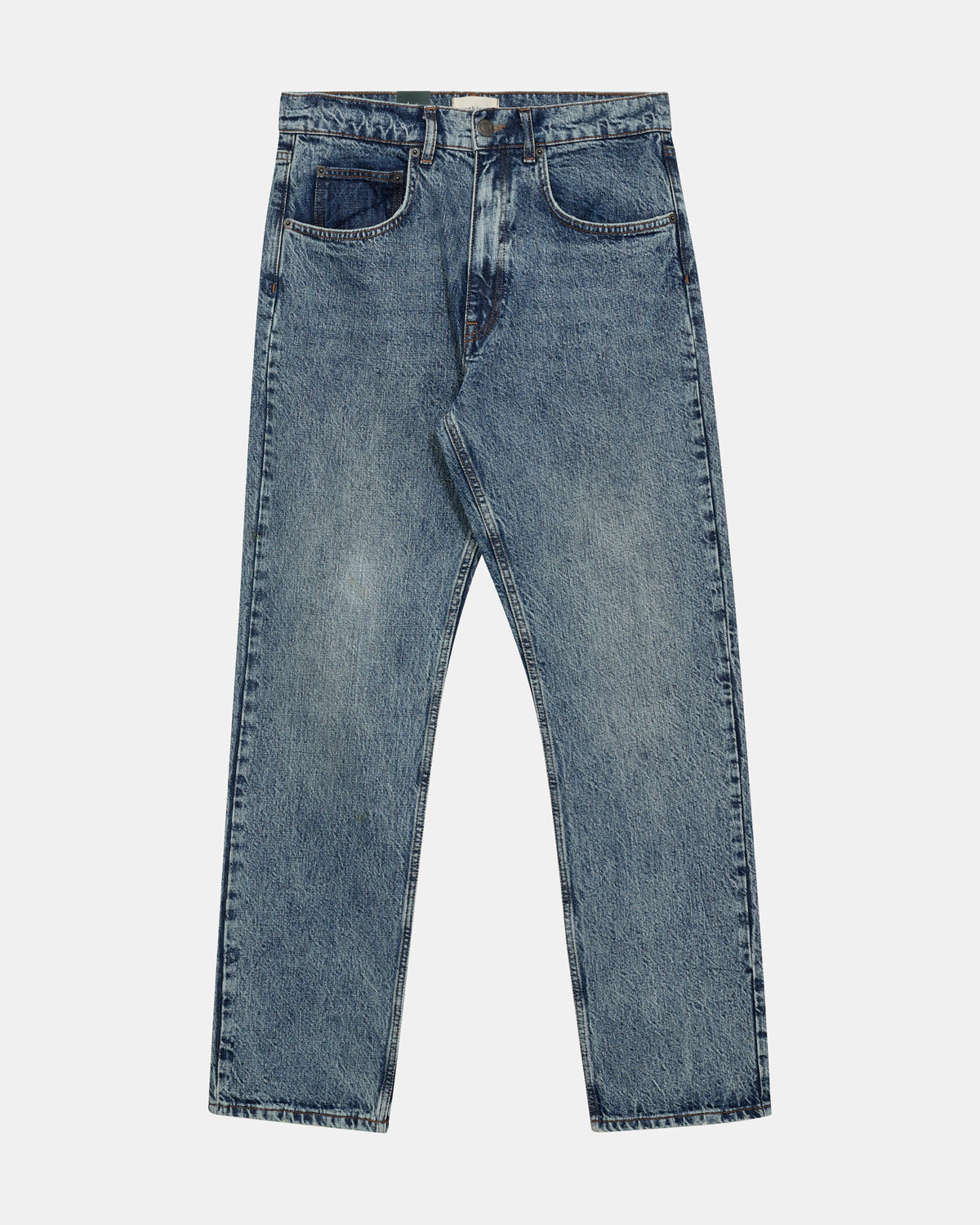 Pantalones Anerkjendt Akjustin Jeans Medium blue Marbel