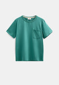 Camiseta Anerkjendt Akkikki pocket Teal