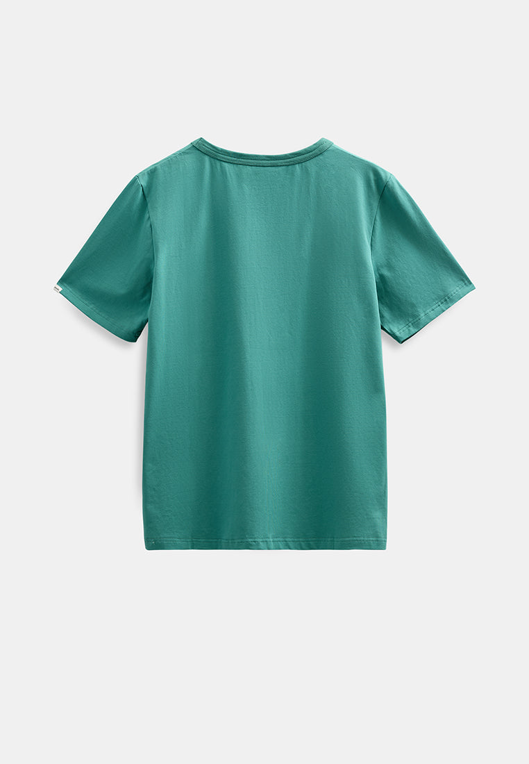 Camiseta Anerkjendt Akkikki pocket Teal