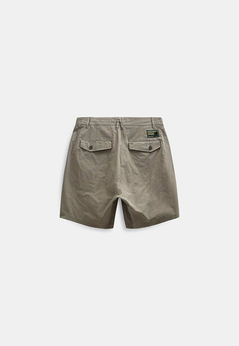 Bermudas Anerkjendt Akjan Tec Fatique Loden Green