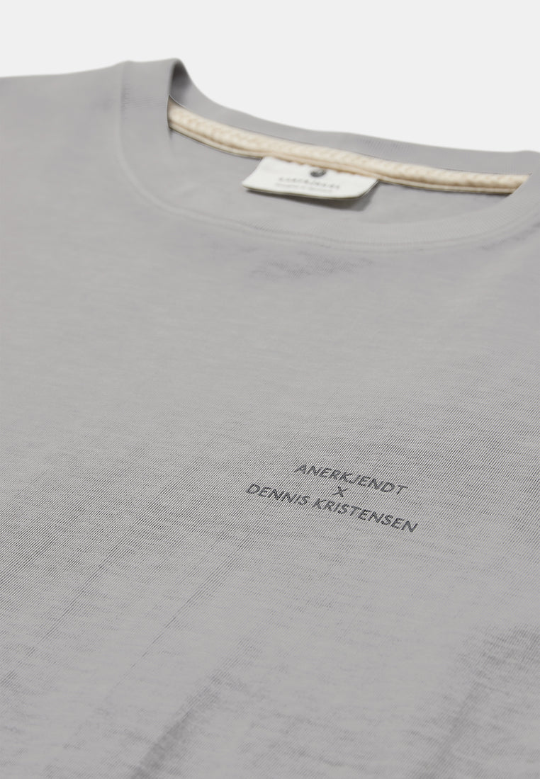 Camiseta Anerkjendt Akvillads Axdk2 Gray Flannel