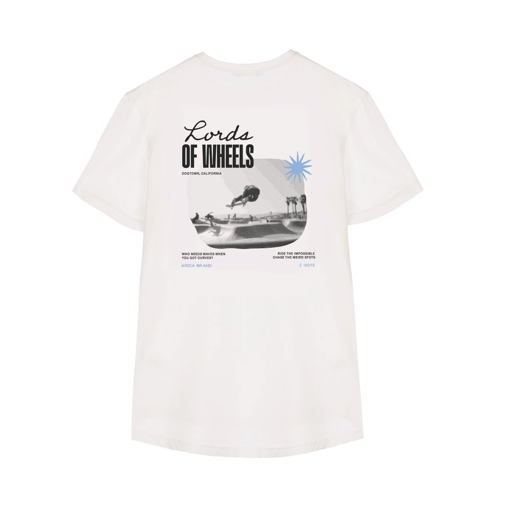 Camiseta Arica Dogtown Blanco