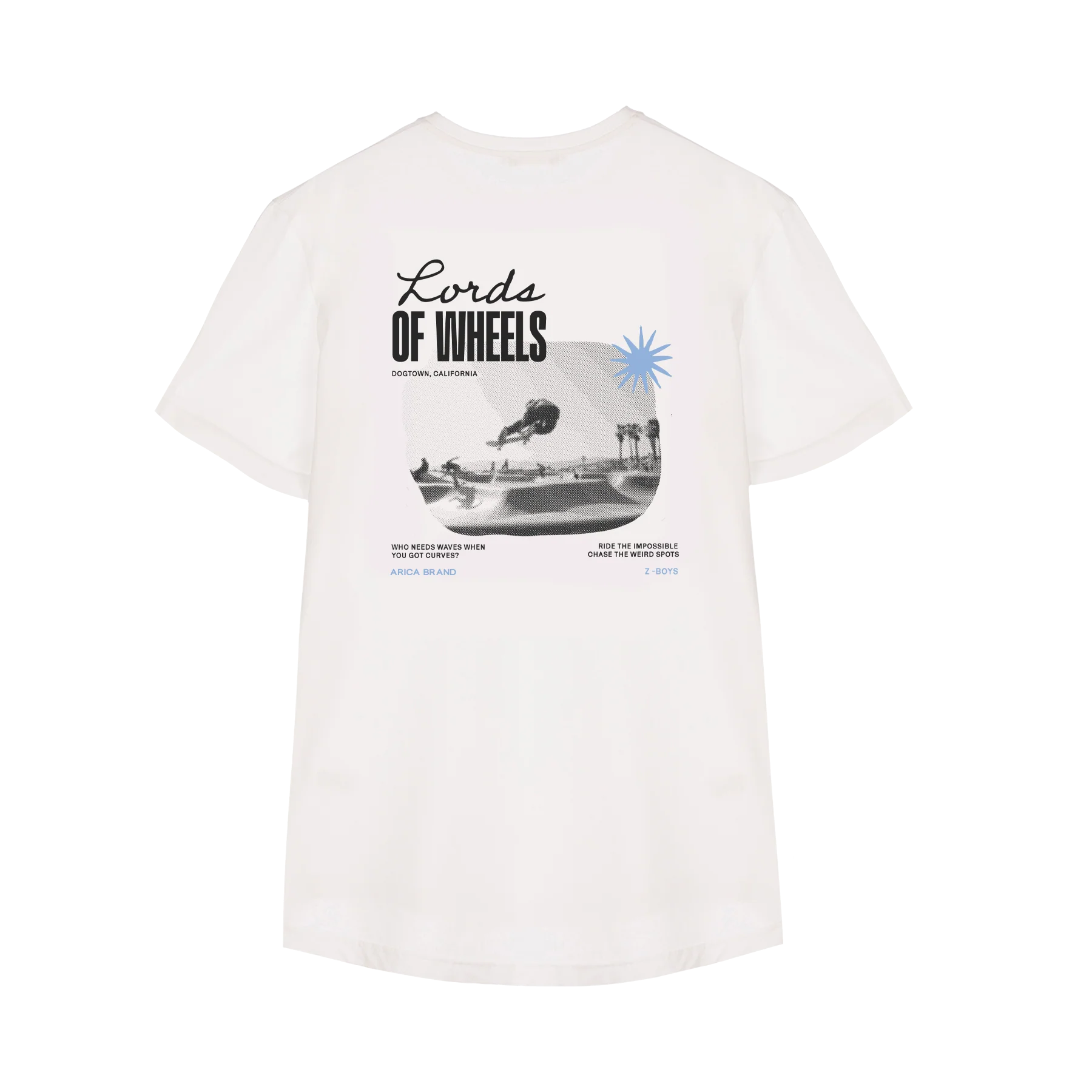 Camiseta Arica Dogtown Blanco