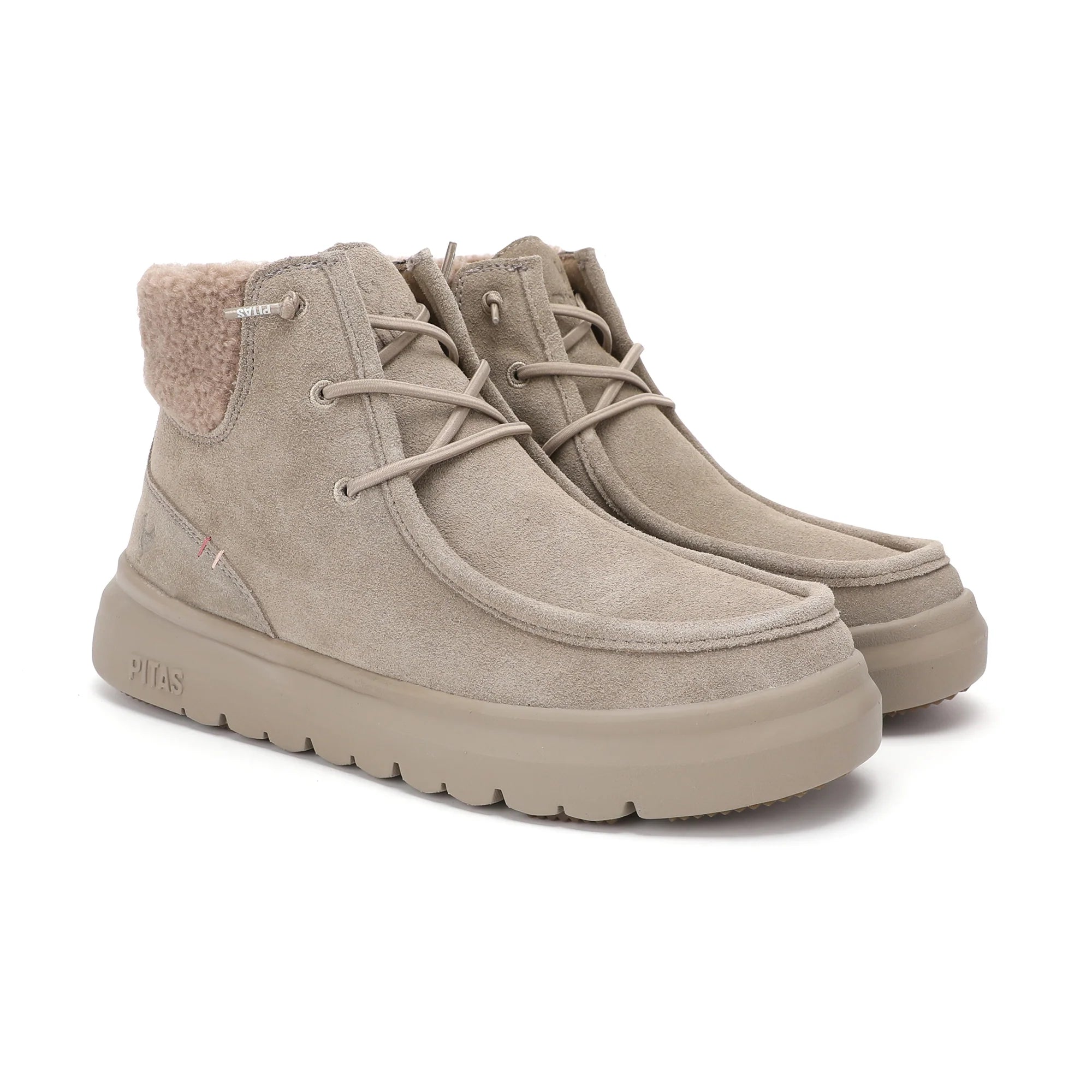 Botas Mujer Pitas Berna Beige- Ultraligeras
