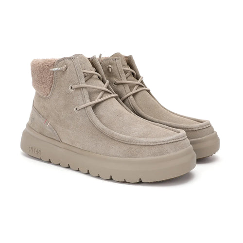 Botas Mujer Pitas Berna Beige Ultraligeras