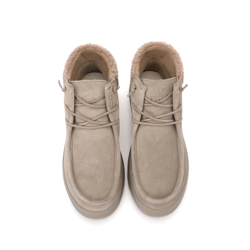 Botas Mujer Pitas Berna Beige- Ultraligeras