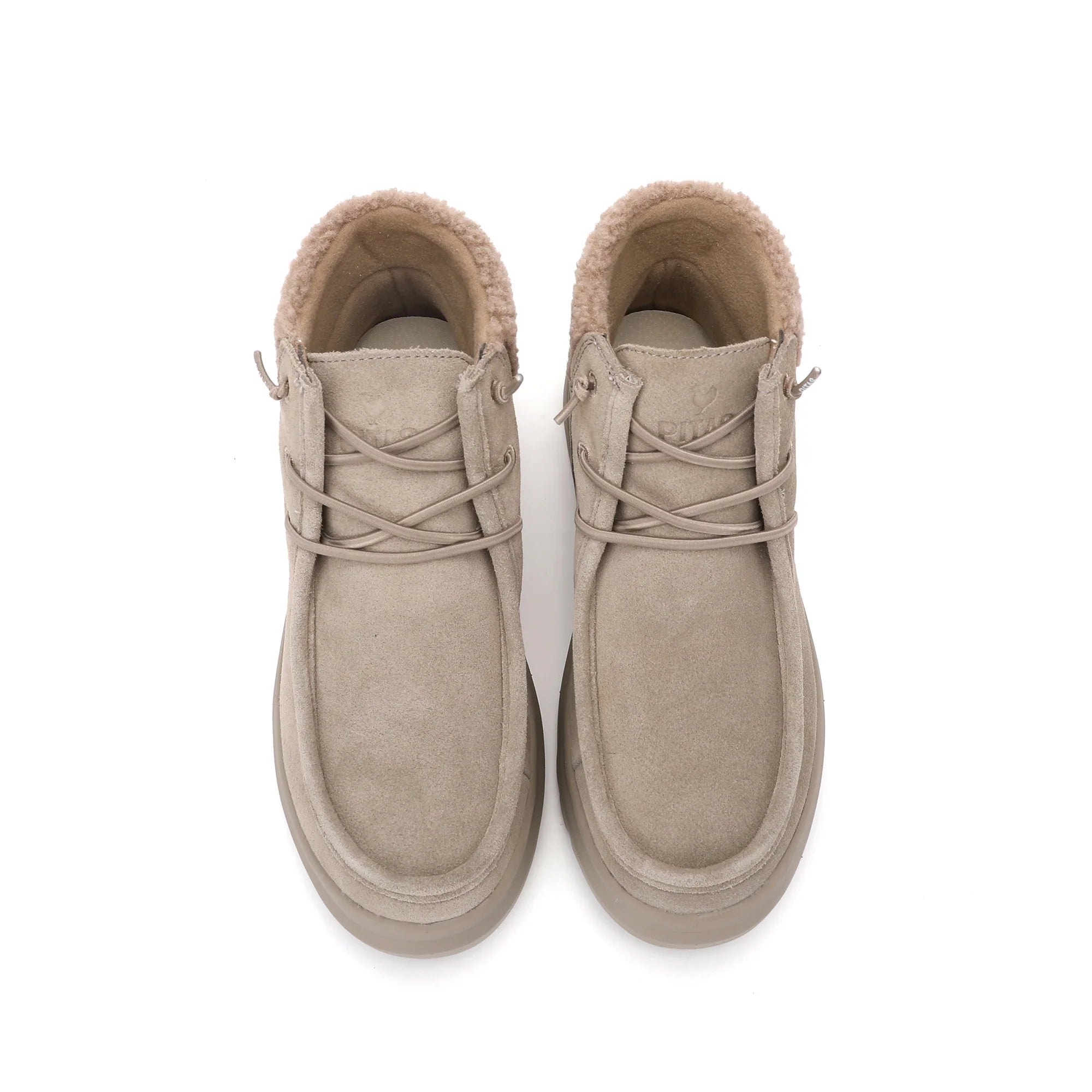 Botas Mujer Pitas Berna Beige- Ultraligeras