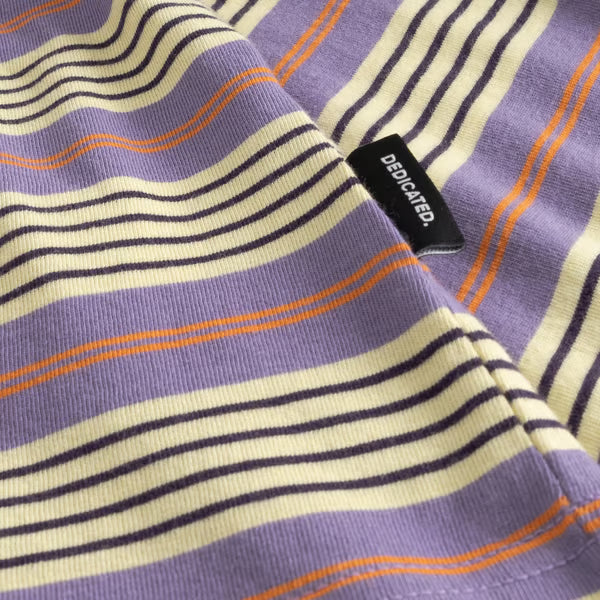 Camiseta Dedicated Gustavsberg Retro Stripe Haze Purple