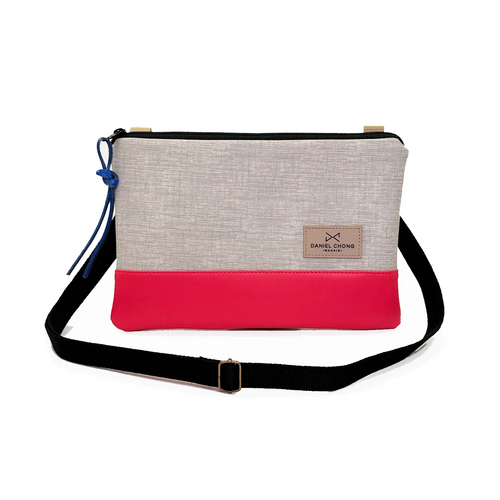 Bandolera Daniel Chong mini Impermeable base roja