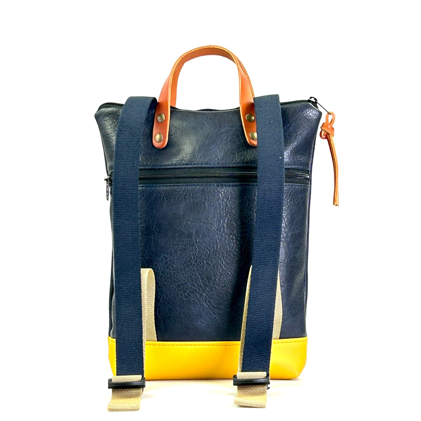 Mochila Daniel Chong Book Holder Mini Impermeable Brunello azul oscuro