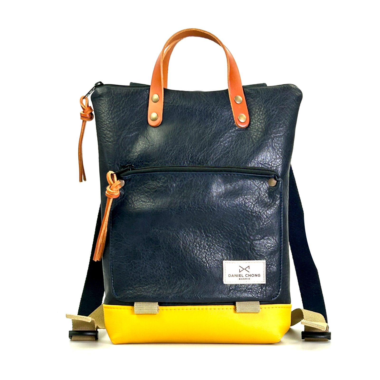 Mochila Daniel Chong Book Holder Mini Impermeable Brunello azul oscuro