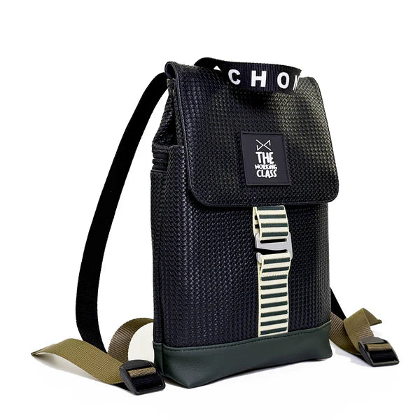 Mochila Daniel Chong The Hook Mini Impermeable DZ, Rattan Negro