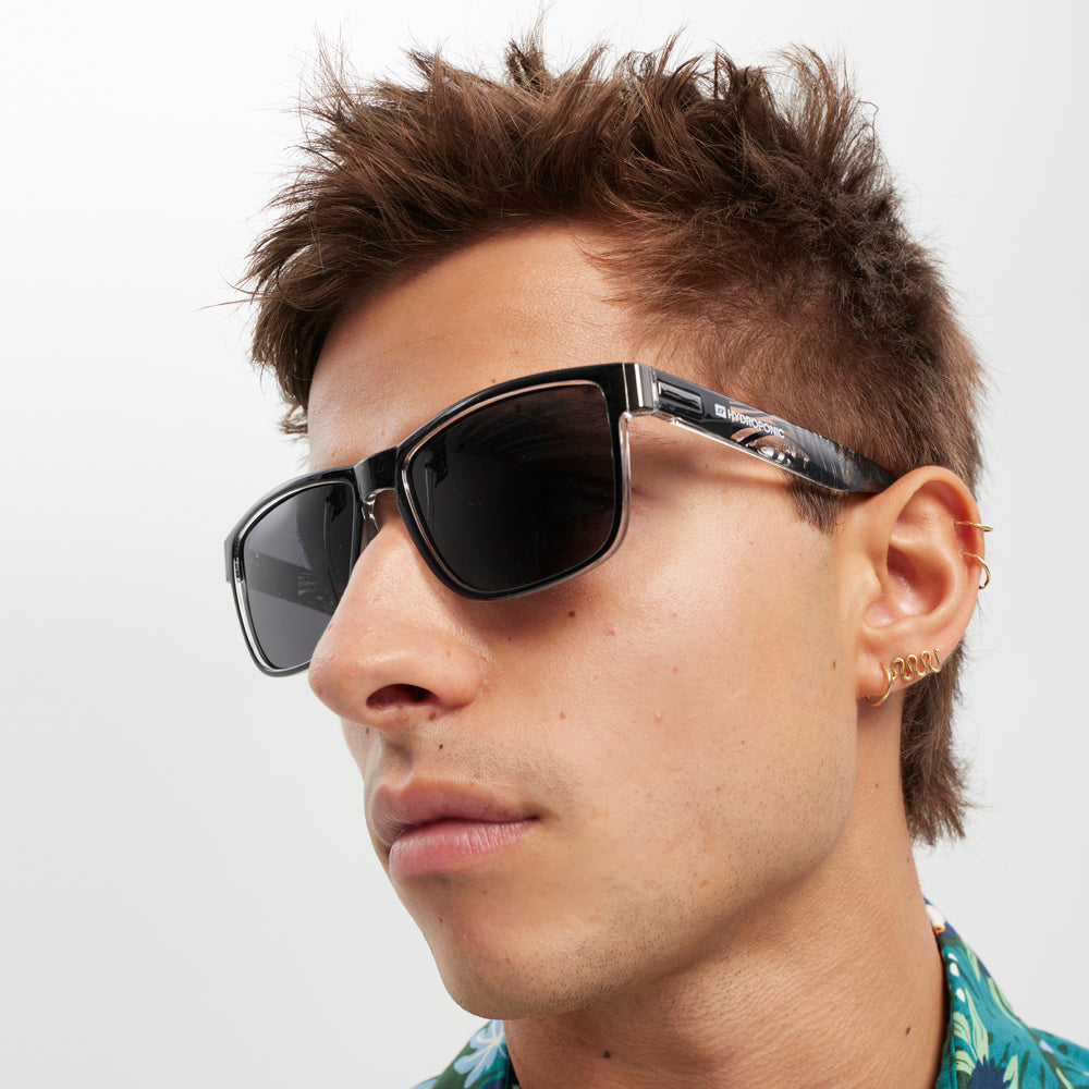 Gafas de Sol Hydroponic Vernon Negro Blanco