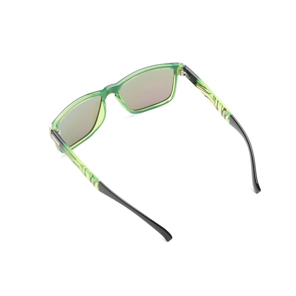 Gafas de Sol Hydroponic Vernon Negro Verde Espejo Verde