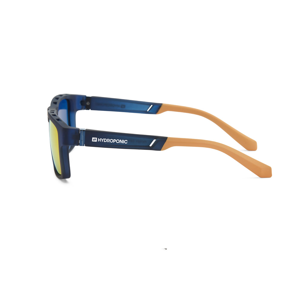 Gafas de Sol Hydroponic Metro Azul Marino Arena Espejo Naranja