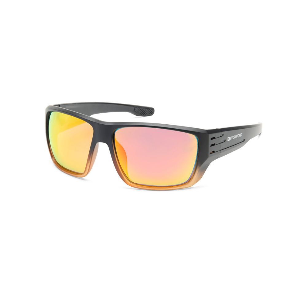 Gafas de Sol Hydroponic Manor Negro Mate Marrón Rojo