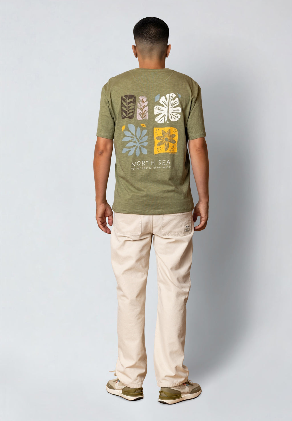 Pantalones Fat Moose Dereck canvas Ecru