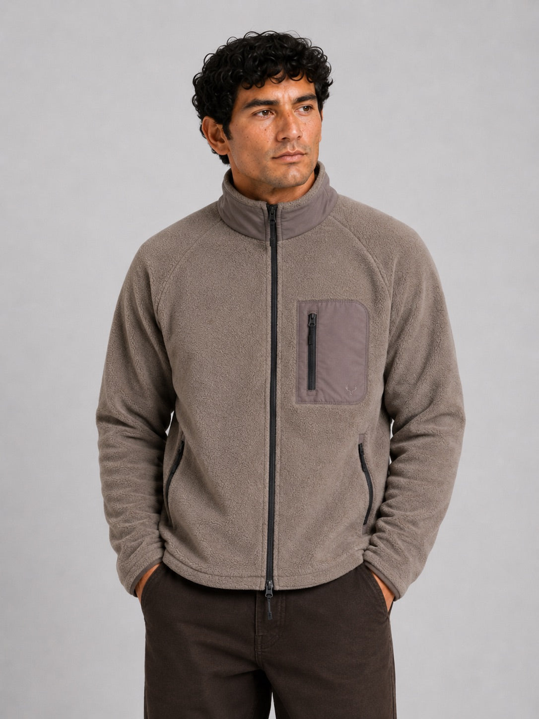 Chaqueta Fat Moose Tech Fleece Morel