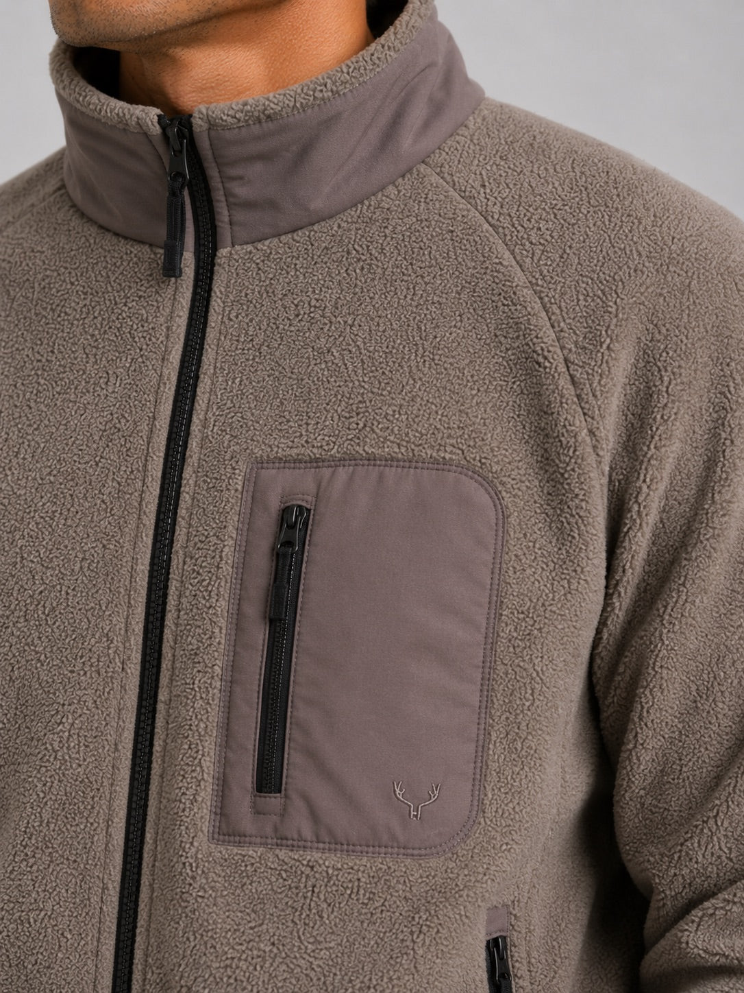 Chaqueta Fat Moose Tech Fleece Morel