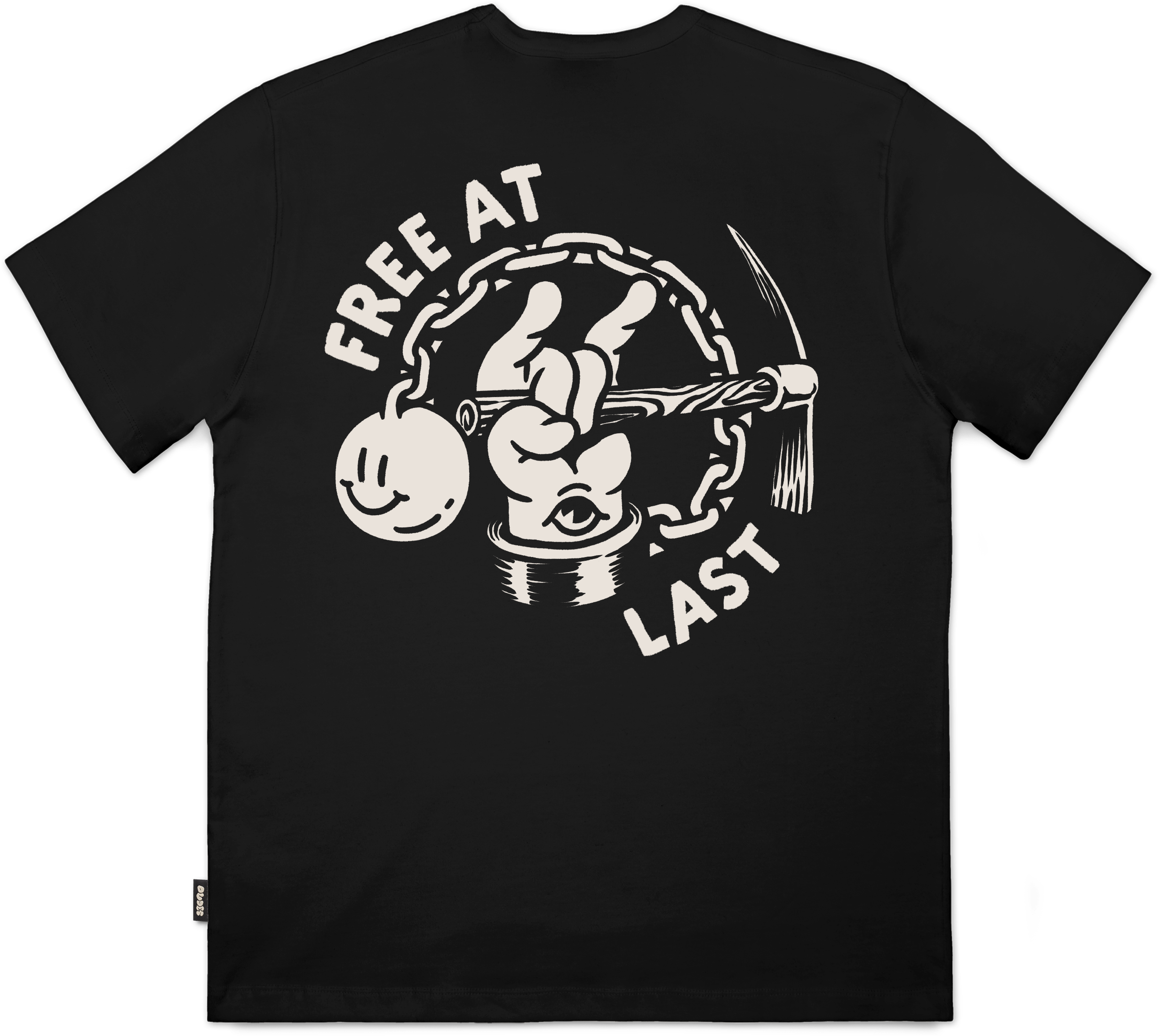 Camiseta The Dudes Free At Last Negro