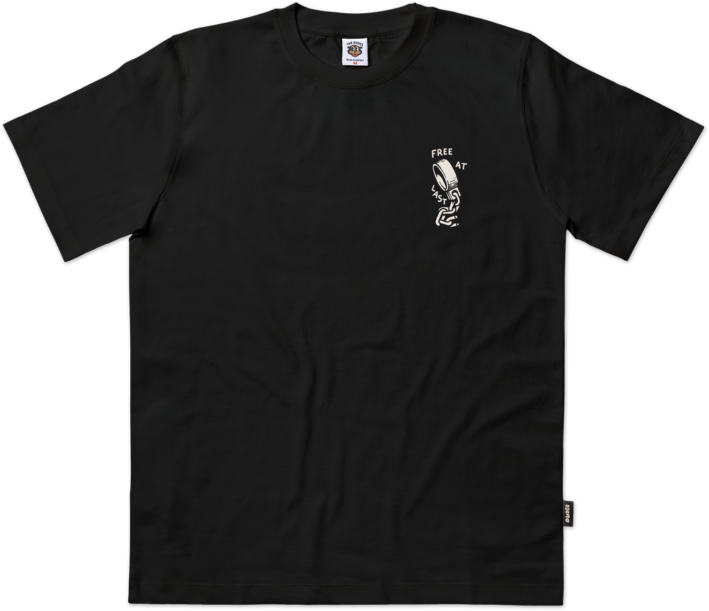 Camiseta The Dudes Free At Last Negro