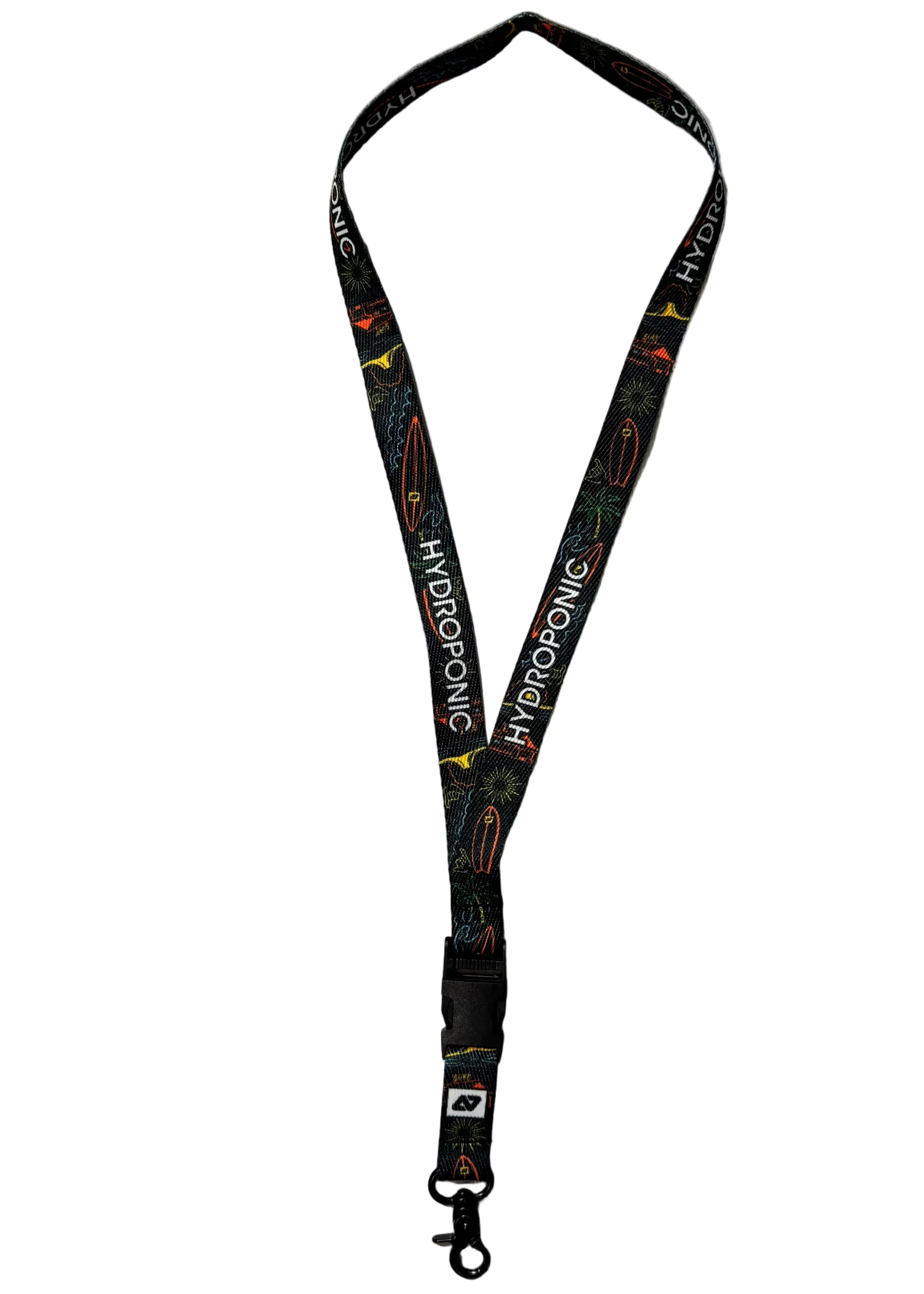 Lanyard Hydroponic Hanger Surf Playa Neón