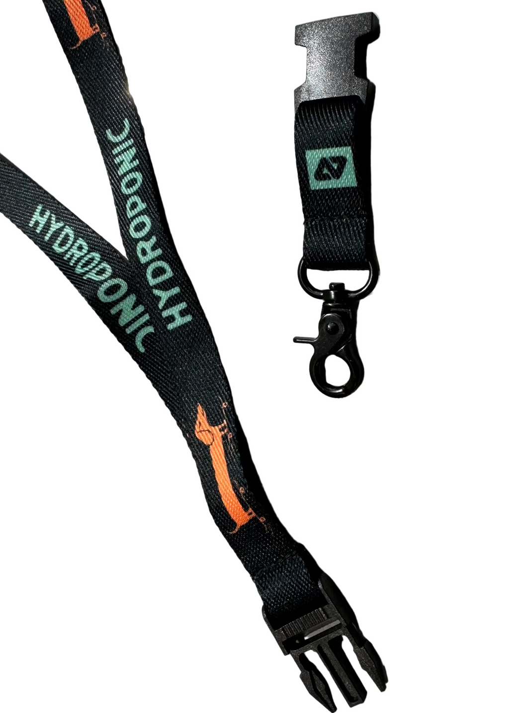 Lanyard Hydroponic Hanger Perro Salchicha Skate Negro