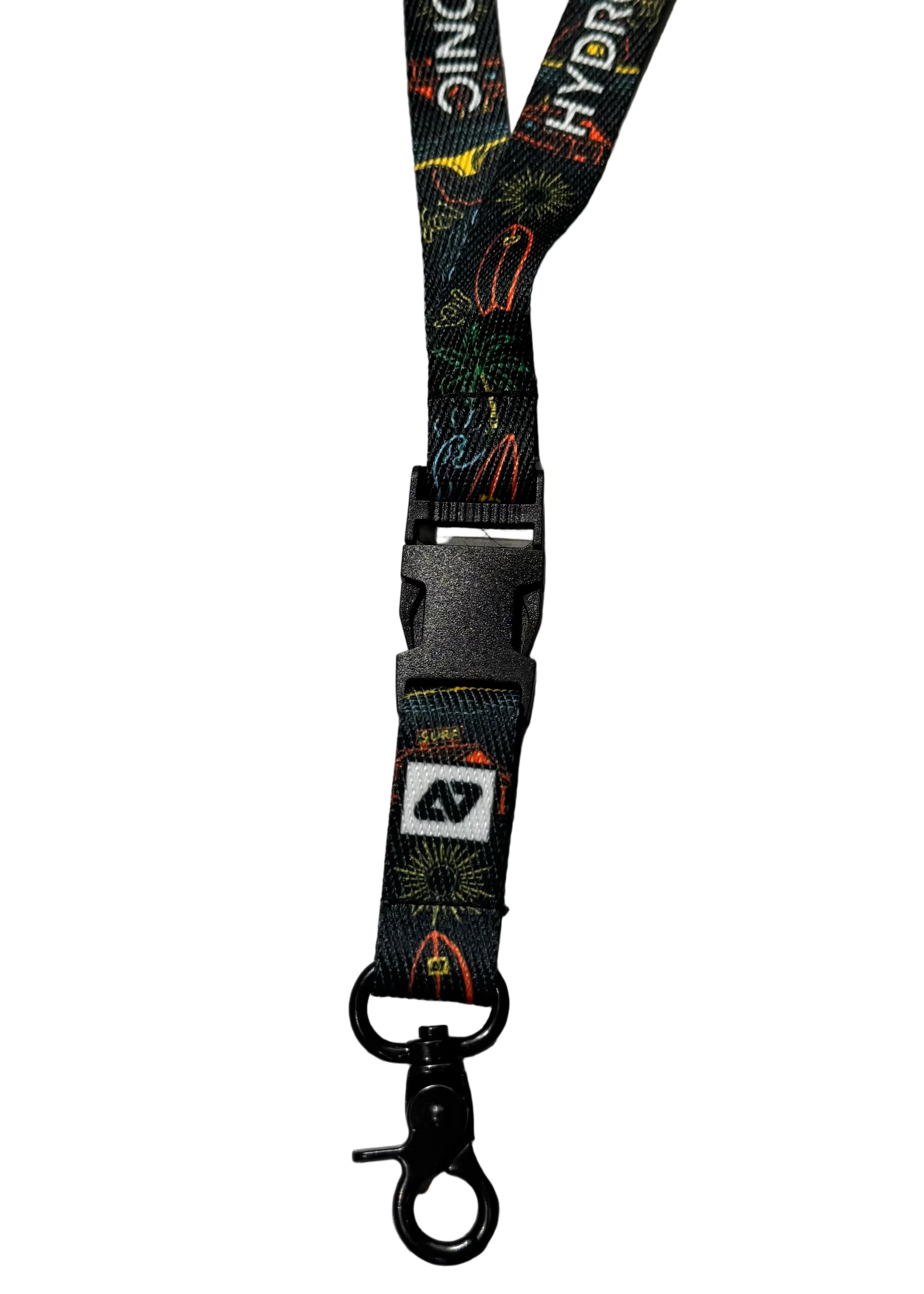 Lanyard Hydroponic Hanger Surf Playa Neón
