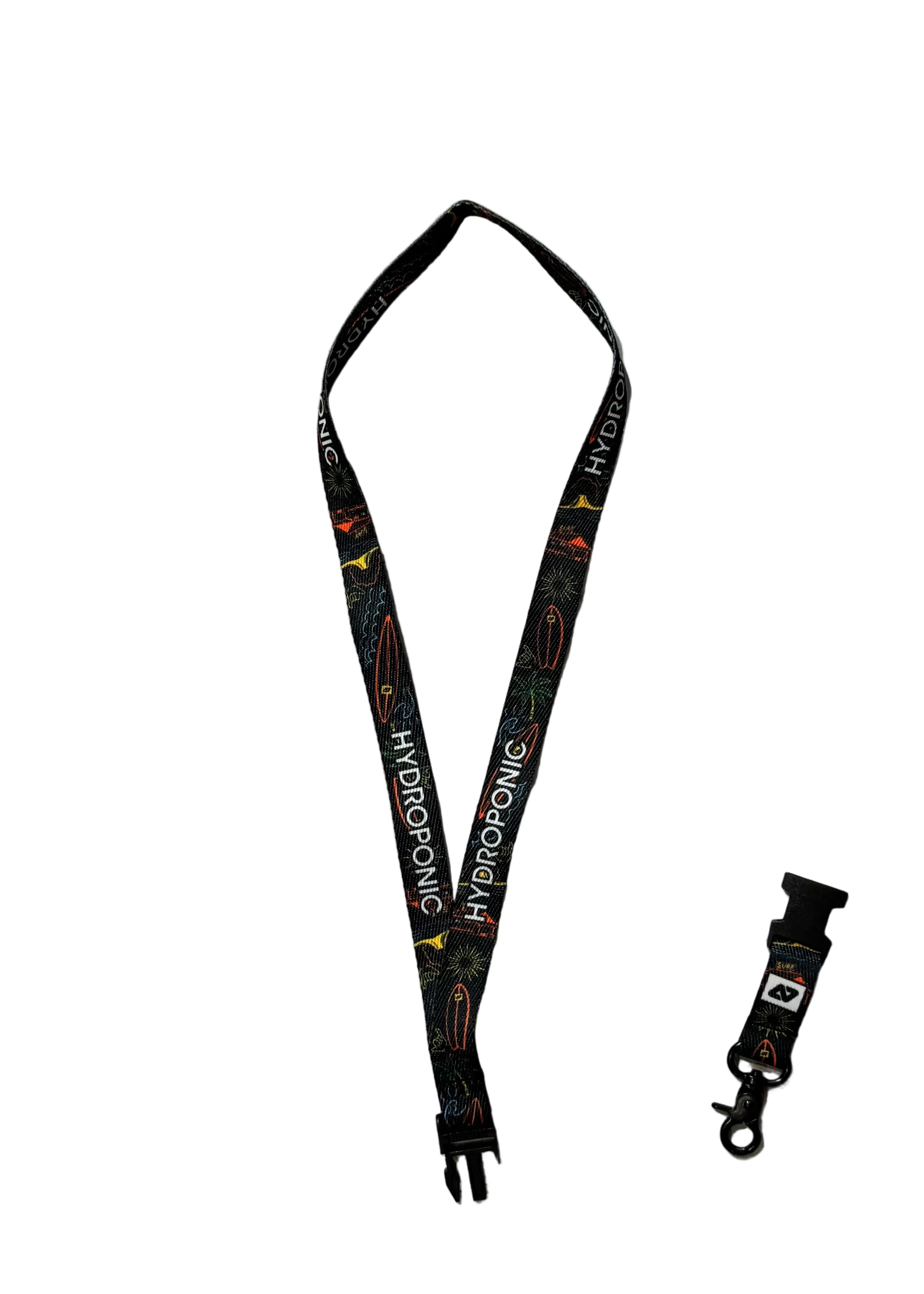Lanyard Hydroponic Hanger Surf Playa Neón