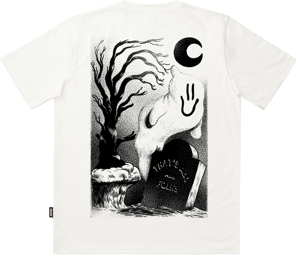 Camiseta The Dudes Ghost Cliff Blanco