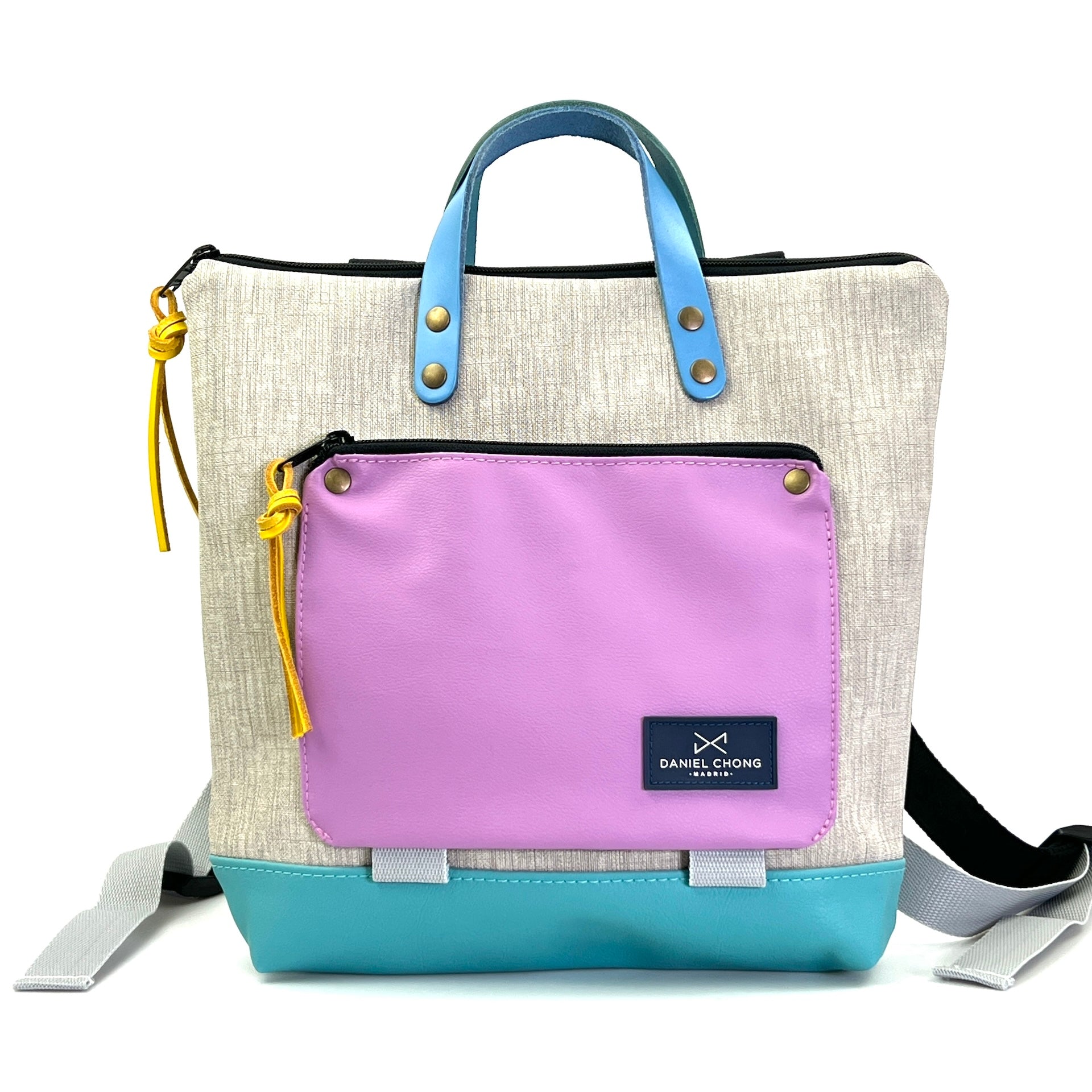 Mochila Daniel Chong Book Holder Mini Cuadrada Impermeable DZ