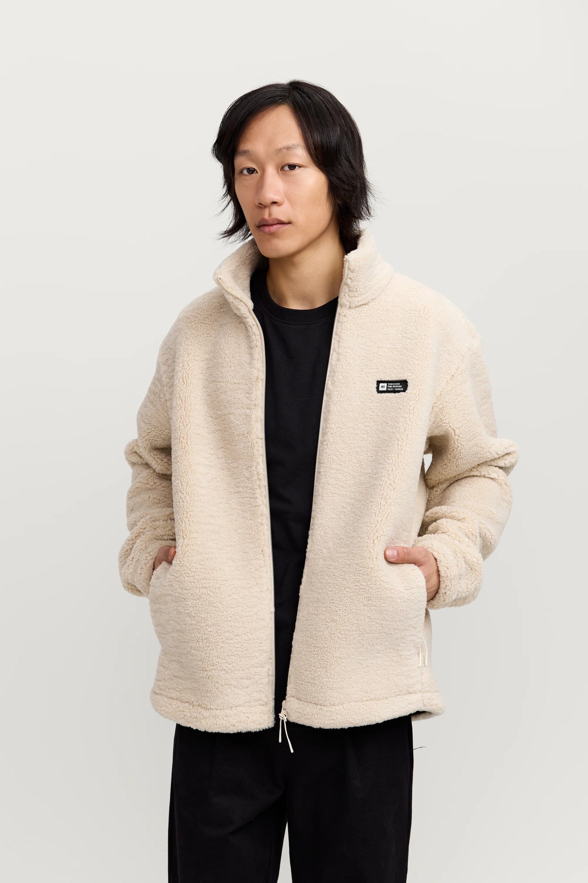 Chaqueta Makia Park Fleece Off White