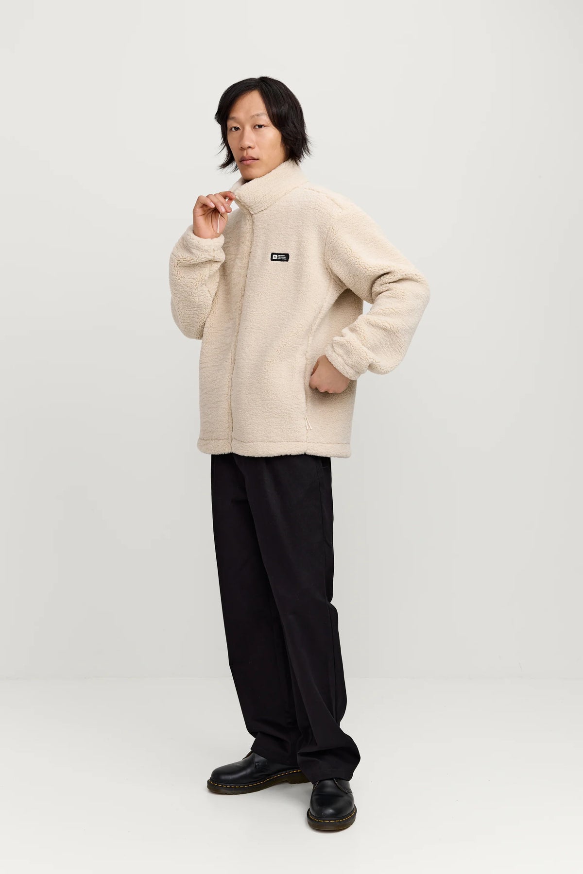 Chaqueta Makia Park Fleece Off White