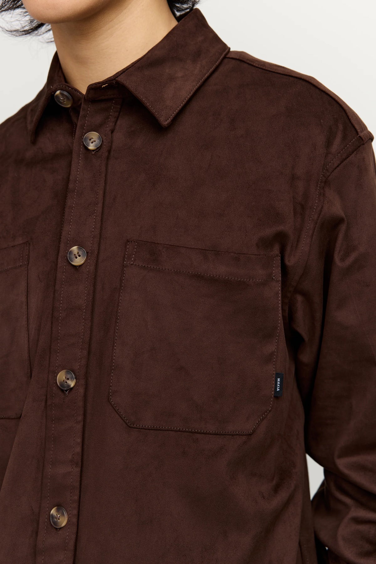 Sobrecamisa Makia Benjamin Dark Brown