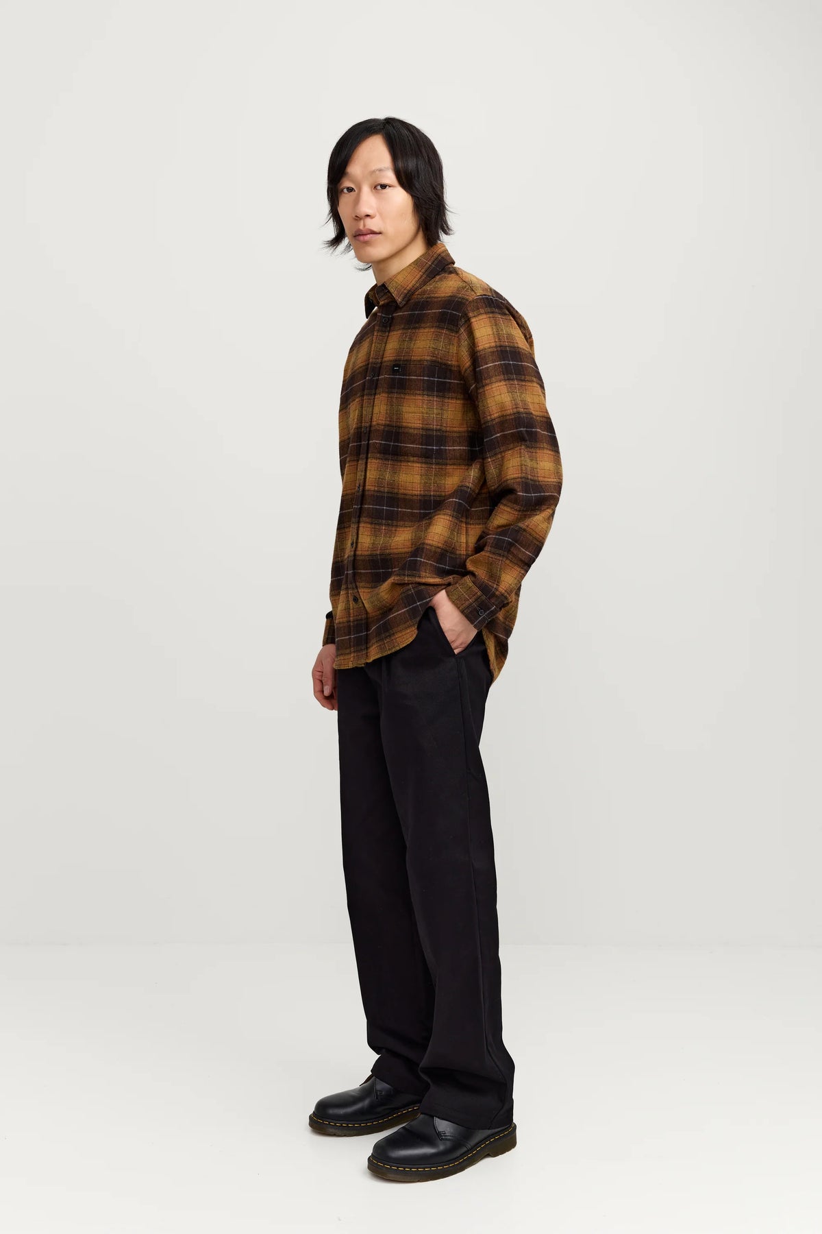 Camisa Makia Eric Dark Brown