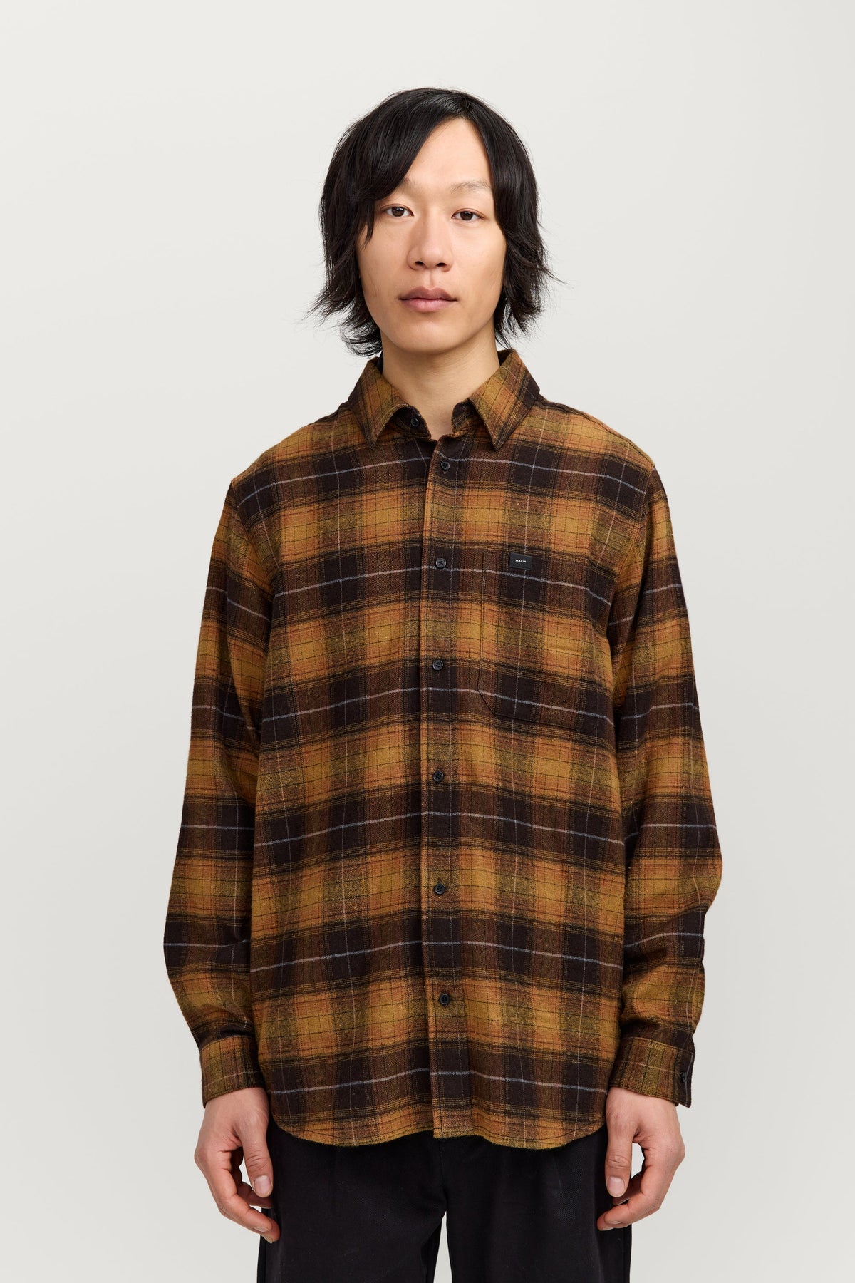 Camisa Makia Eric Dark Brown