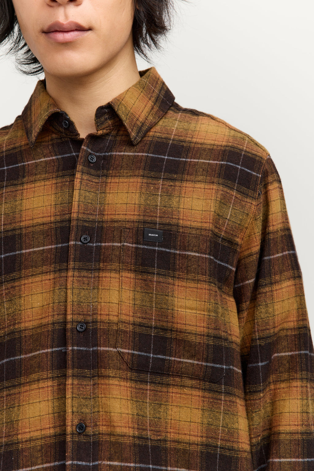 Camisa Makia Eric Dark Brown