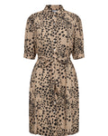 Vestido Camisero Nümph Nusanah Leopardo Irish Cream