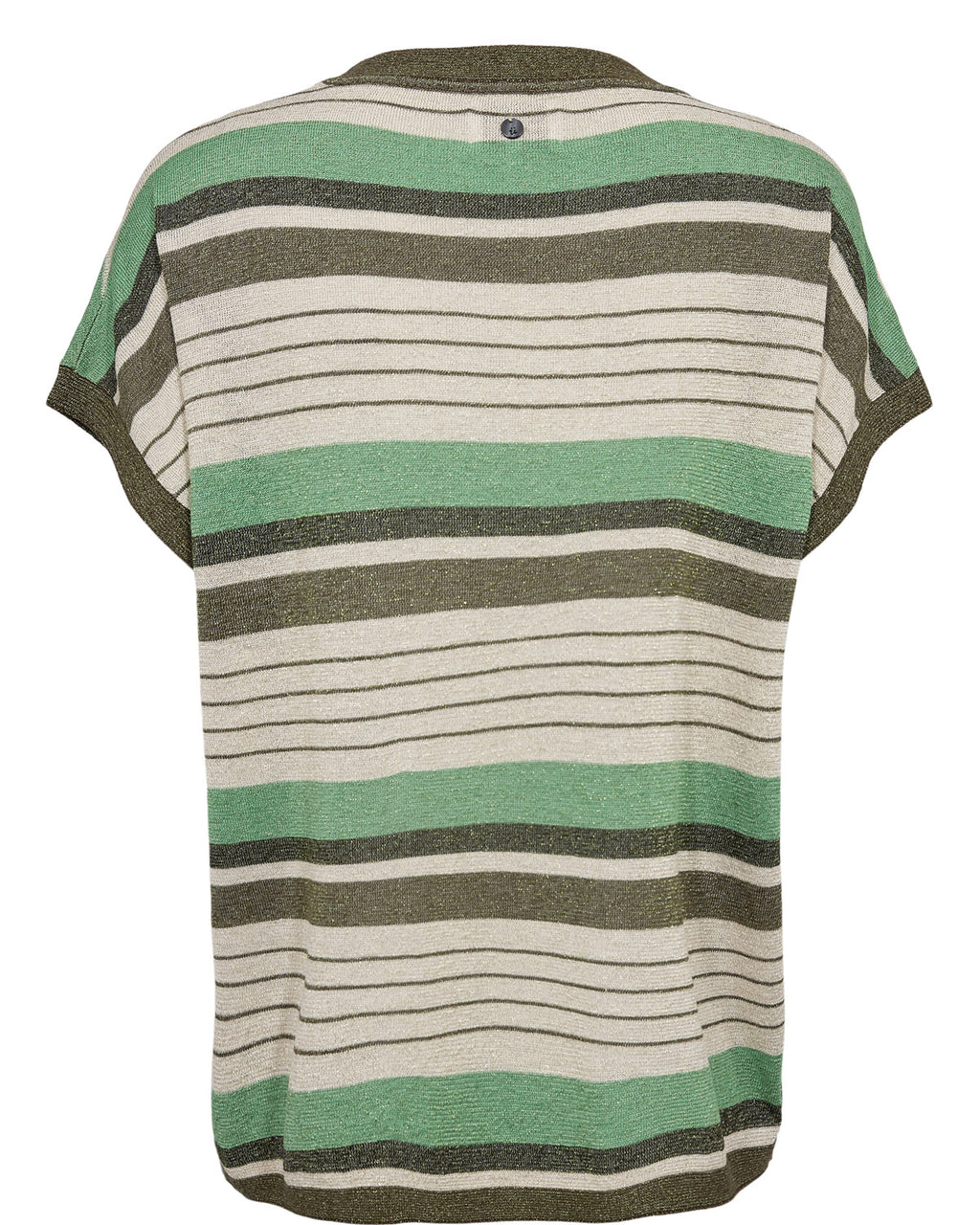 Jersey Sin Mangas Nümph Nulaura Rayas Lurex Verde