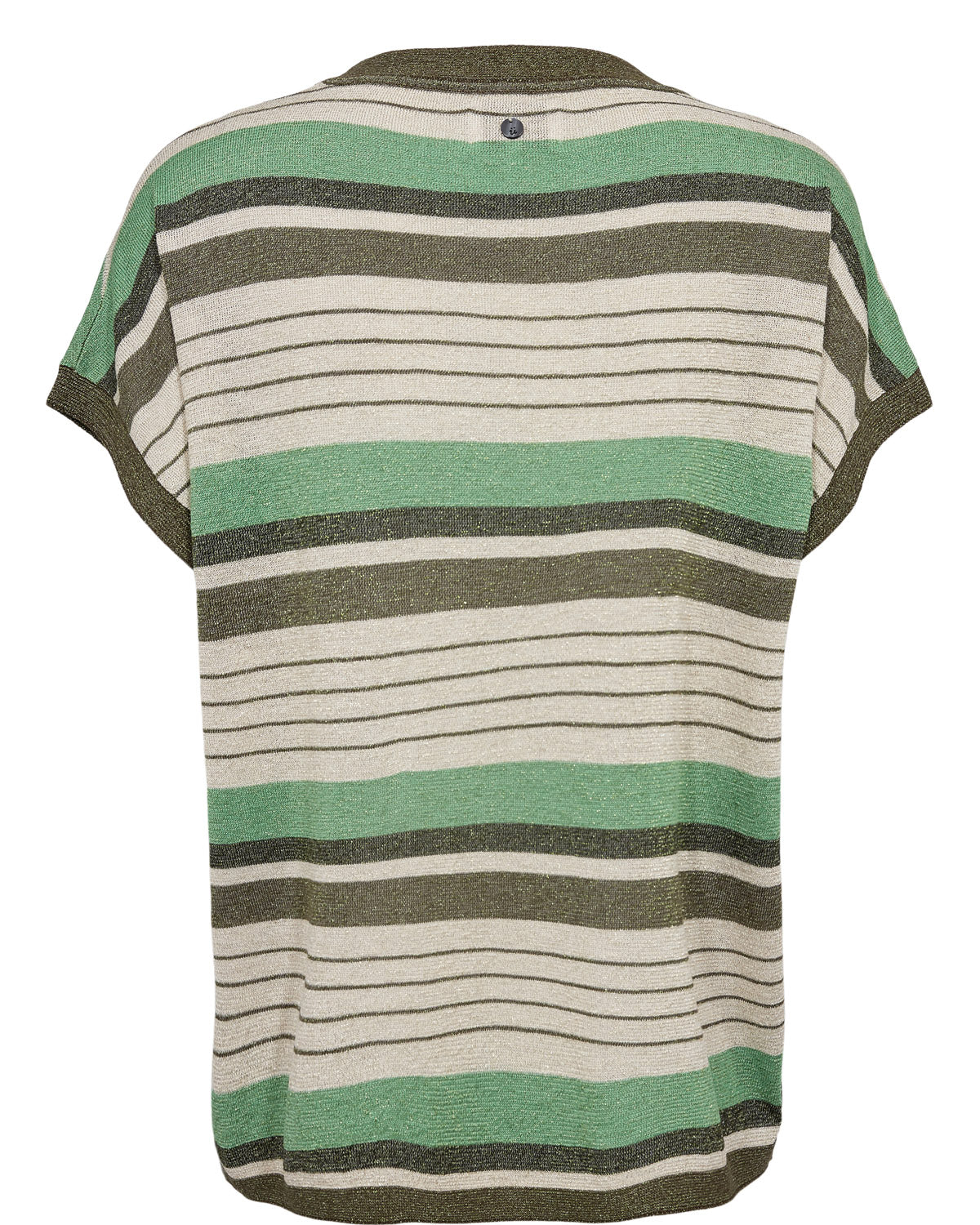 Jersey Sin Mangas Nümph Nulaura Rayas Lurex Verde