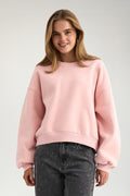 Sudadera Nümph Nubissa Oversize Cropped Peachskin