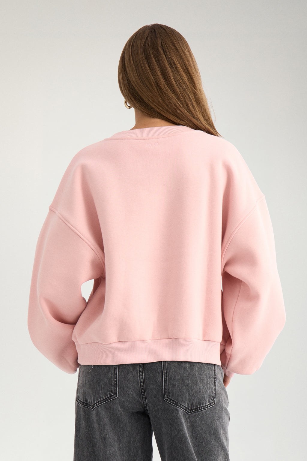 Sudadera Nümph Nubissa Oversize Cropped Peachskin