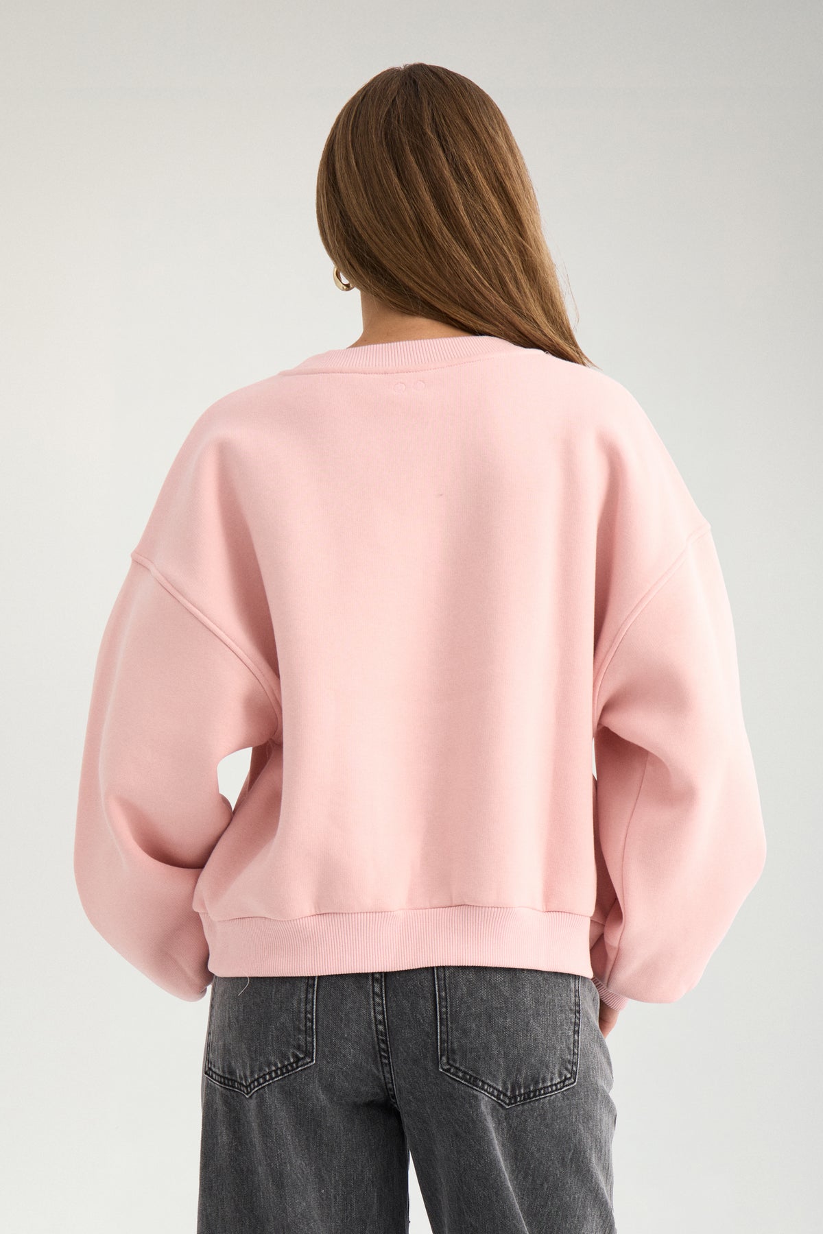 Sudadera Nümph Nubissa Oversize Cropped Peachskin