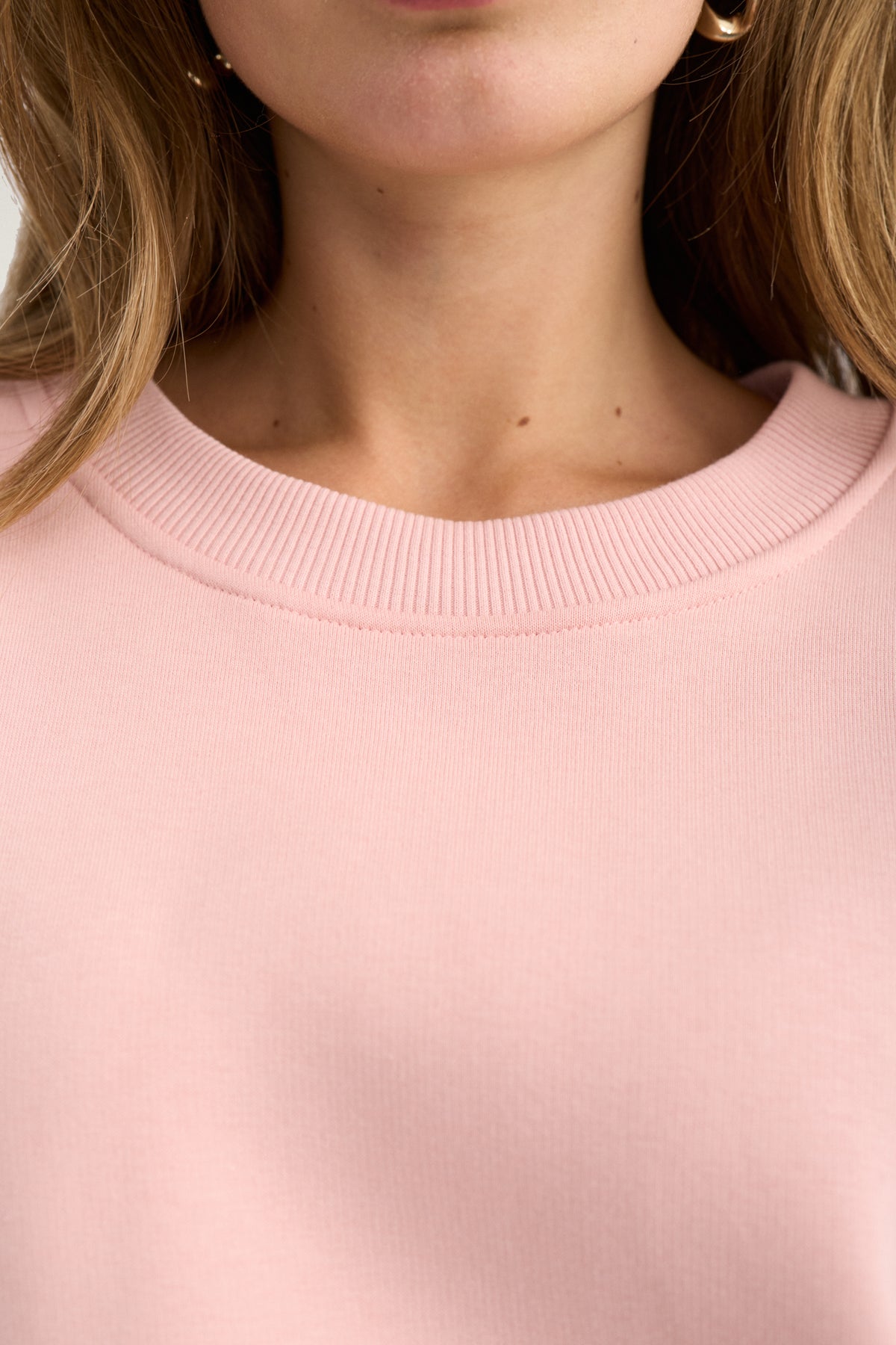 Sudadera Nümph Nubissa Oversize Cropped Peachskin