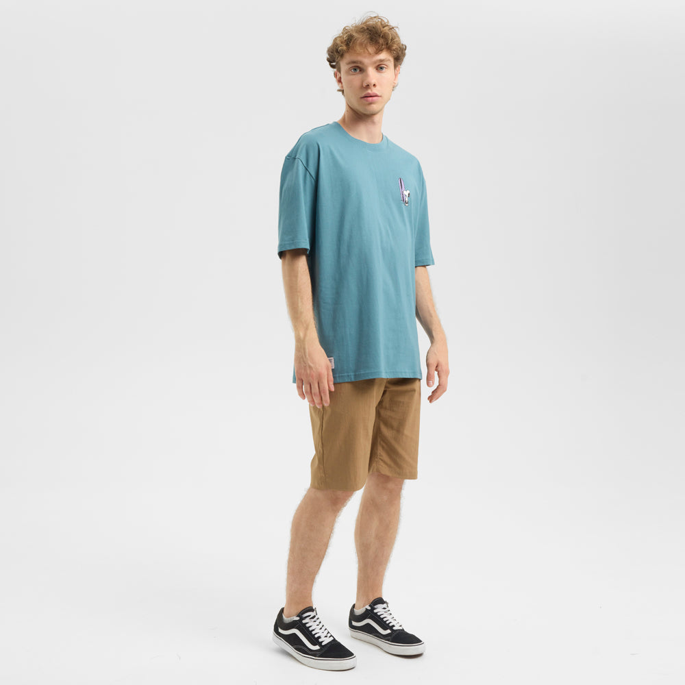 Camiseta Hydroponic x Peanuts No Dogs Teal