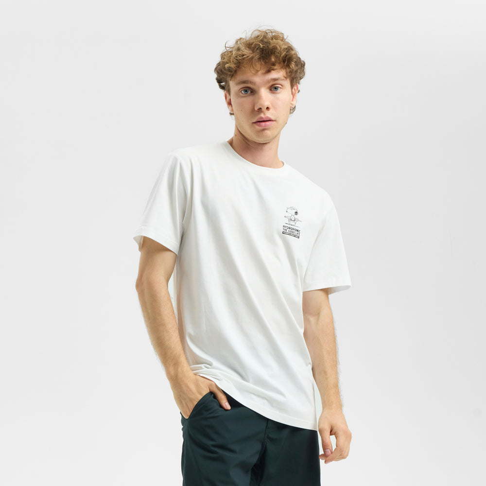 Camiseta Hydroponic x Peanuts Good Life Blanco