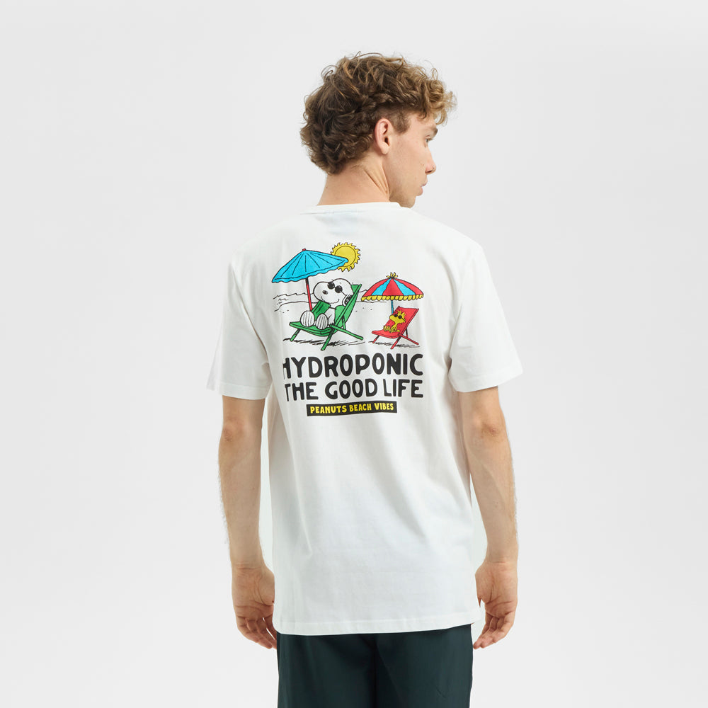 Camiseta Hydroponic x Peanuts Good Life Blanco