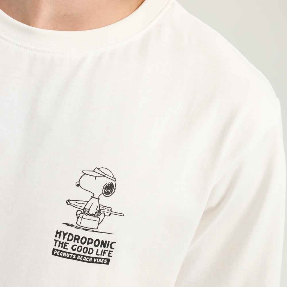 Camiseta Hydroponic x Peanuts Good Life Blanco